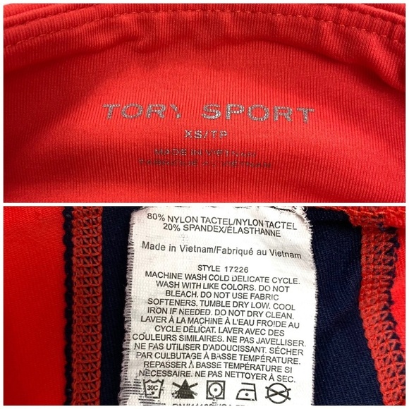 Tory Burch Tory Sport Color Block Cropped Leggings - Picture 6 of 11